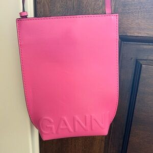 Ganni Pink Crossbody Bag Chic and Versatile | Poshmark