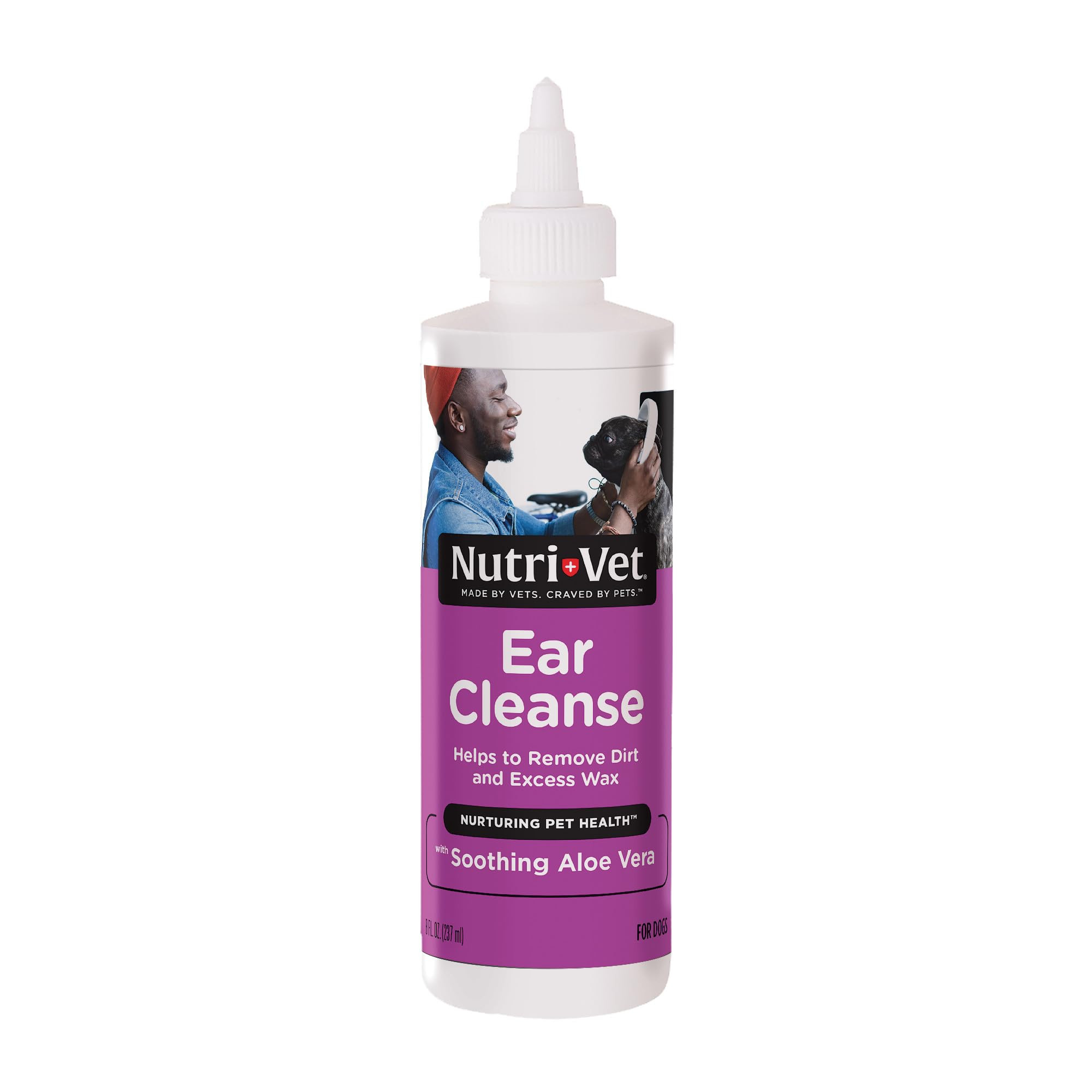 Nutri-Vet Ear Cleaner for Dogs, Deodorizer, Gentle Formula, Dog Ear Cleaner, Reduces Wax Buildup,... | Amazon (US)