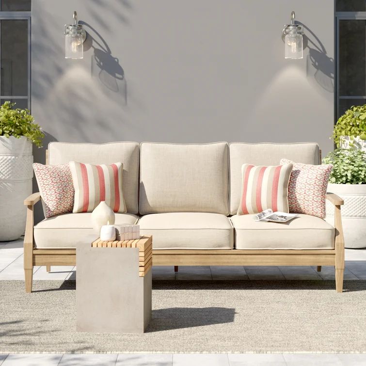 Rella Patio Sofa with Cushions | Wayfair North America