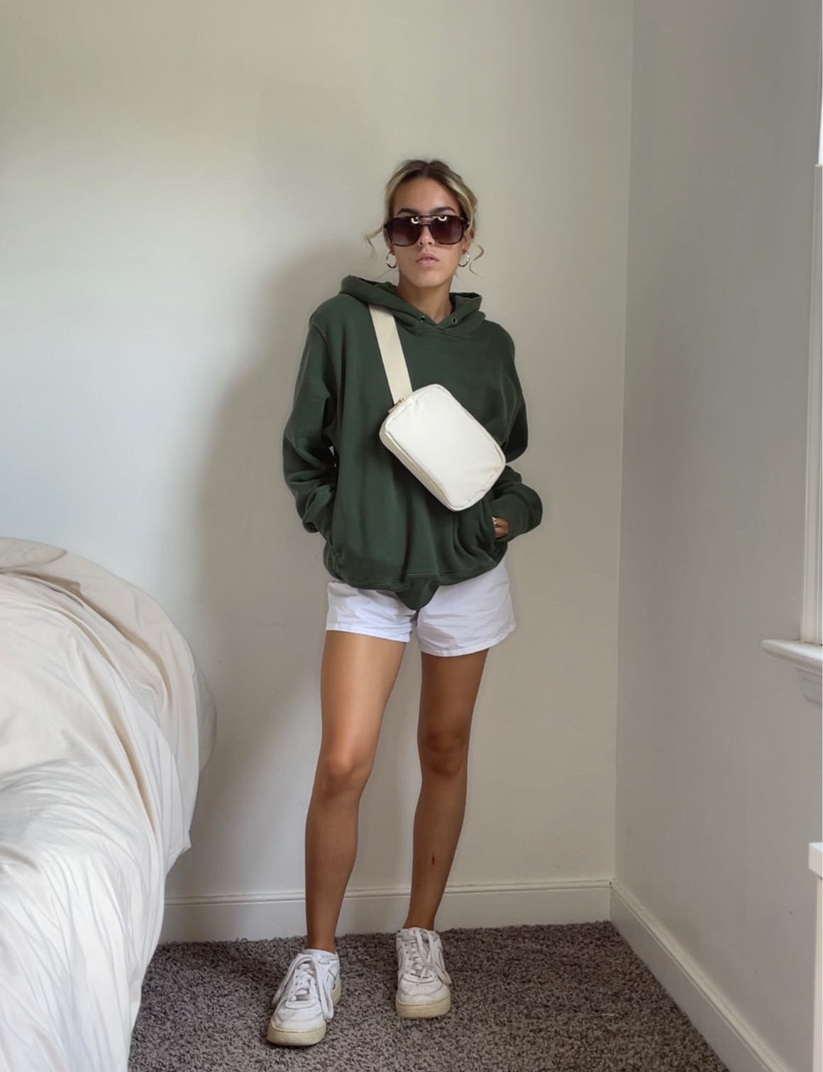 Boxer shorts outfit inspo💚 

Boxer shorts, women outfit inspo, casual, comfy, Fanny pack, streetwear style, summer style, minimal outfit inspiration

#LTKunder50 #LTKstyletip #LTKFind