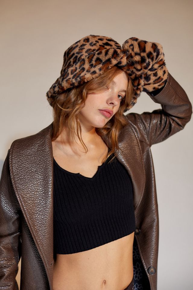 Roxxi Faux Fur Bucket Hat | Urban Outfitters (US and RoW)