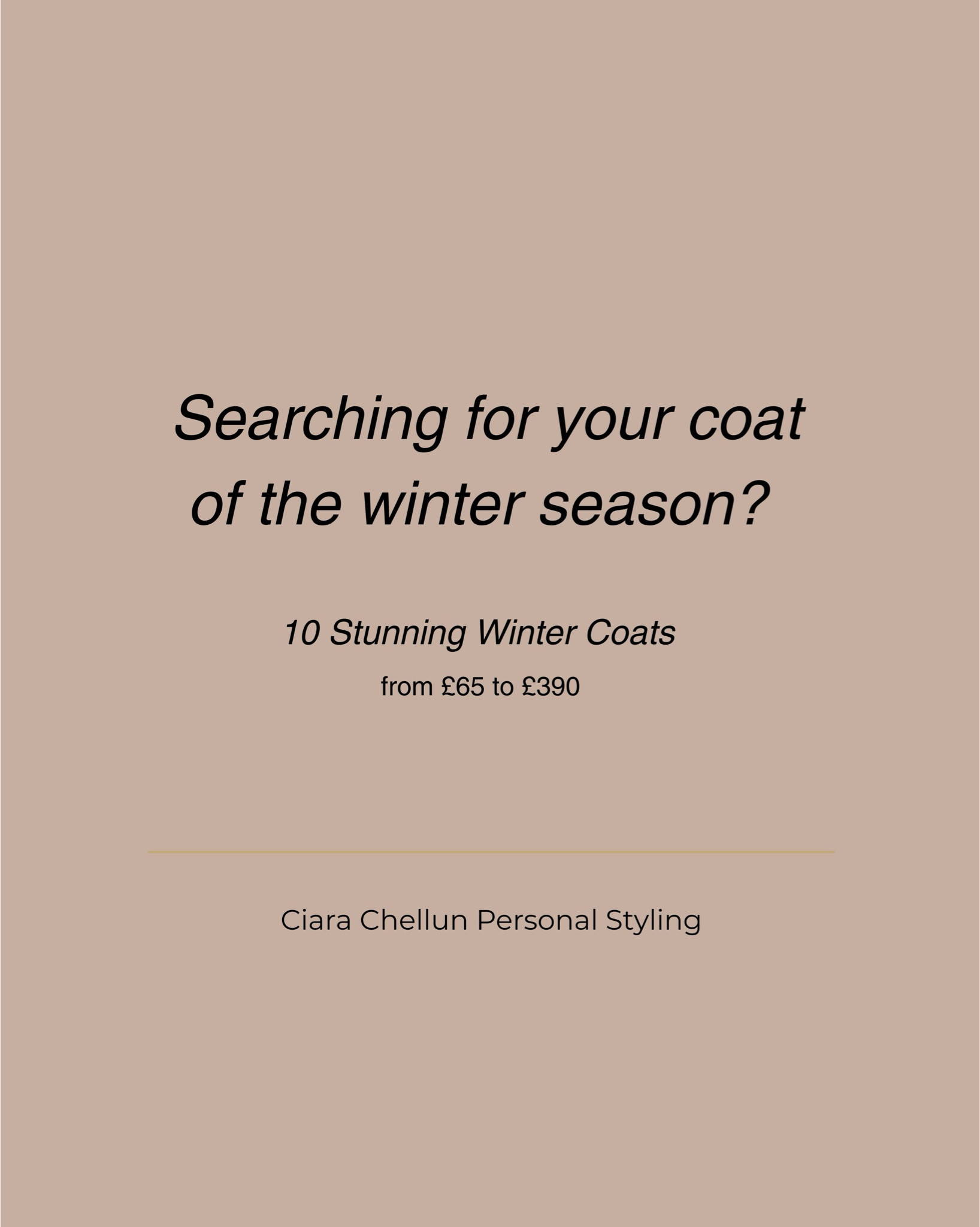 From luxe wools to classic tailoring and everything in between, I’ve put together a lineup of 10 coats to suit a variety of budgets! In this post, you’ll find all the details you need to pick your perfect winter coat and you’ll notice the more you invest, the more luxurious those fabrics get. Whether you’re looking at an under £100 find or a 100% wool investment piece, I’ve highlighted what makes each coat special. Expect timeless designs that will see you stylishly through many seasons to come!
#coat #wintercoats

#LTKstyletip #LTKwinter #LTKuk