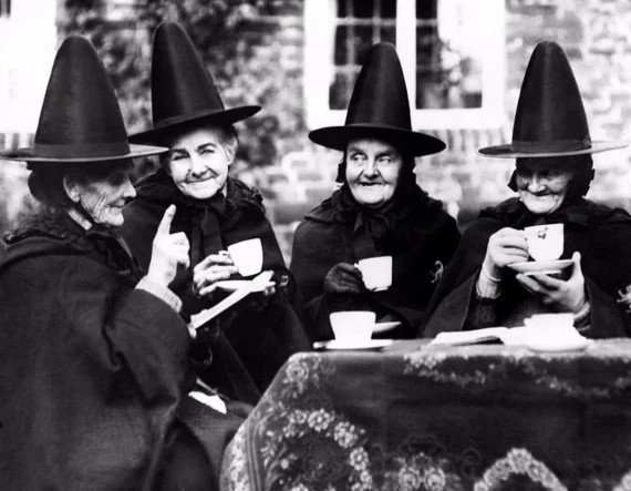 New Giclée Art Print of Real European Witches Having Tea | Etsy | Etsy (US)