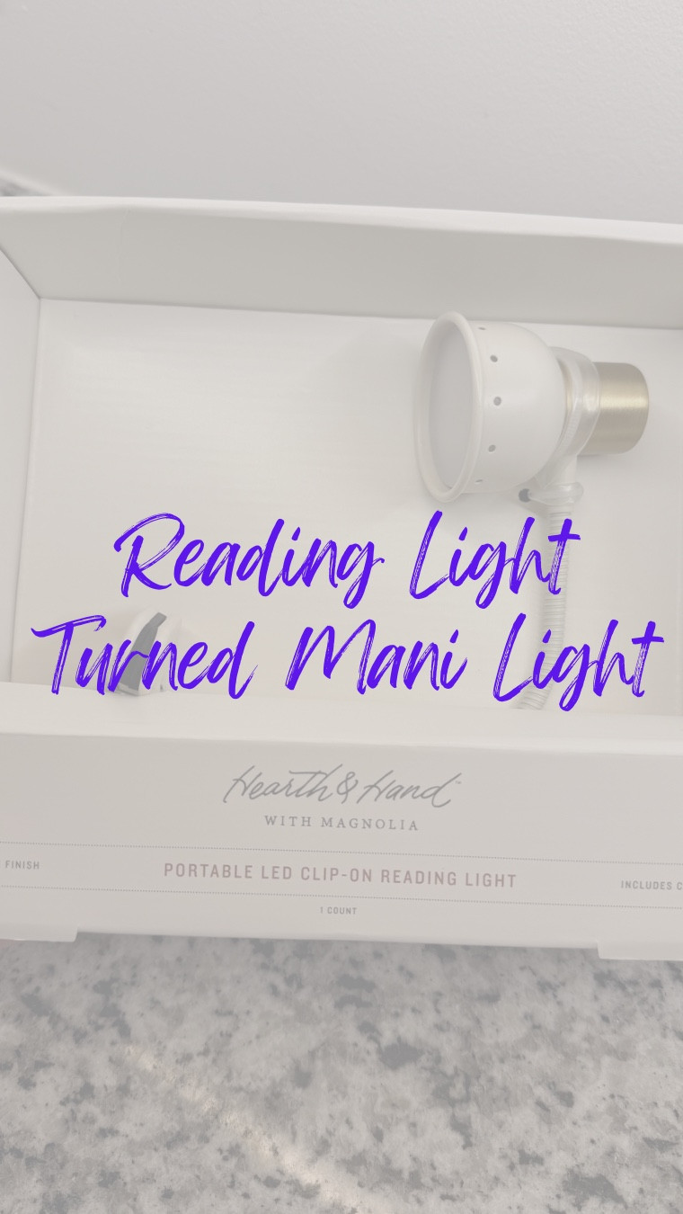 This cute and functional reading light is a total upgrade to my lap desk when I use it for manis! It is rechargeable - bends to every angle and stays put! 

#LTKdayinmylife #LTKmomlife #LTKOver40