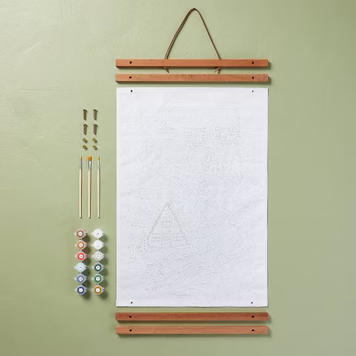 Ski Scene Paint by Numbers Canvas Art Kit - Hearth & Hand™ with Magnolia | Target