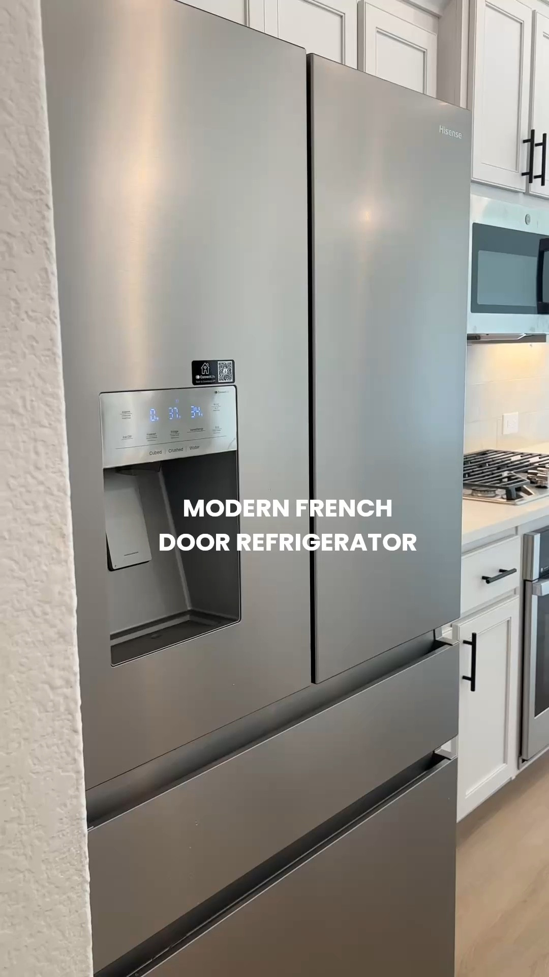 The new addition to our home 🏡 

Here’s a little tour of our 4-door smart french door refrigerator - the stainless steel, convenient ice + water dispenser and adjustable shelves definitely won us over! 

We can’t wait to stock soon

#refrigerator #homeappliances #hisense #hisenserefrigerator #houseappliances #home #homedecorideas #hometour #hometours #lowes 

#LTKHome #LTKSeasonal #LTKGiftGuide