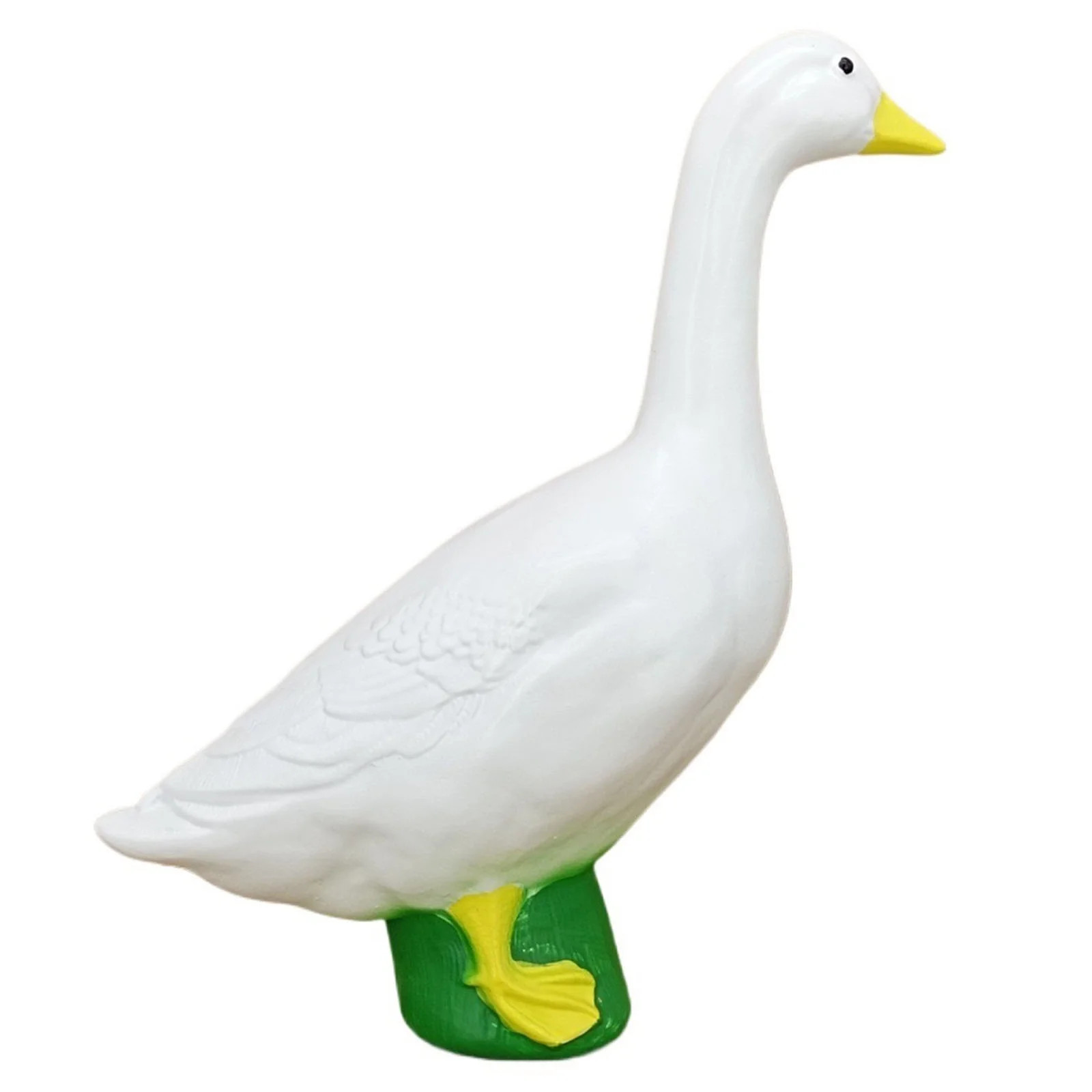 Desk Goose Statue, White Goose Figurine, Resin Animal Figurine, Ornament for Outdoor Garden Porch | Walmart (US)