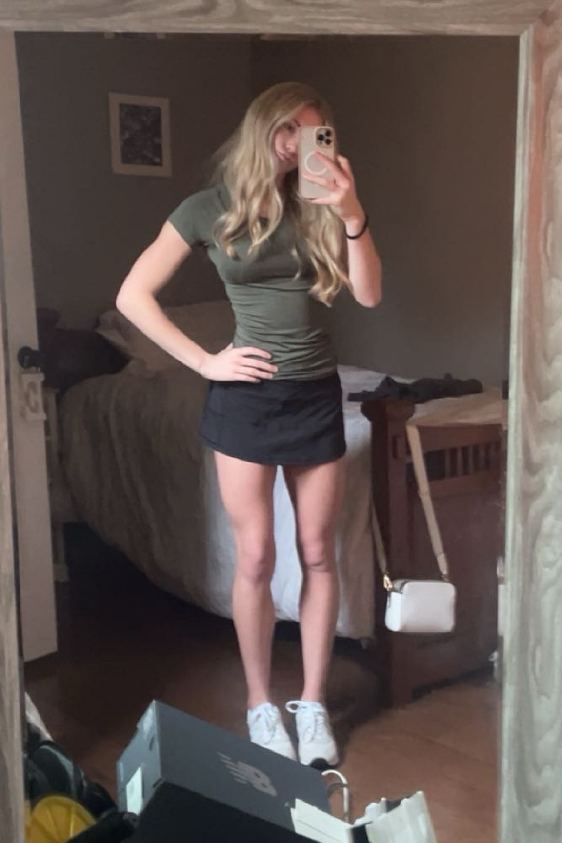 size 2 for the top, 0 for the skirt!

#LTKFitness #LTKActive #LTKShoeCrush