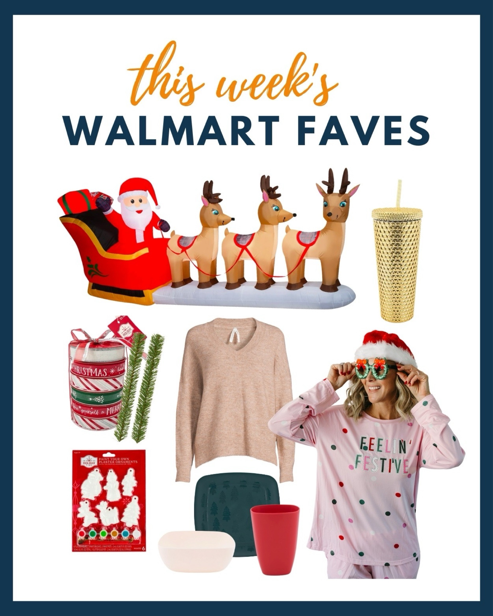 Shop our team’s favorite Walmart finds for the week! From festive pajamas to 12-foot inflatables. 😍🎁

#LTKHoliday #LTKGiftGuide #LTKSeasonal