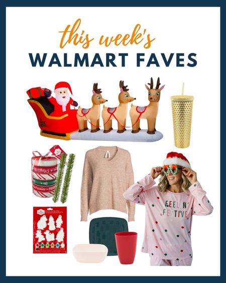 Shop our team’s favorite Walmart finds for the week! From festive pajamas to 12-foot inflatables. 😍🎁

#LTKHoliday #LTKGiftGuide #LTKSeasonal