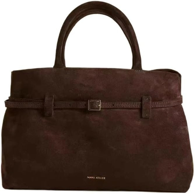 Genuine Leather Handbag(Brown suede) | Amazon (US)