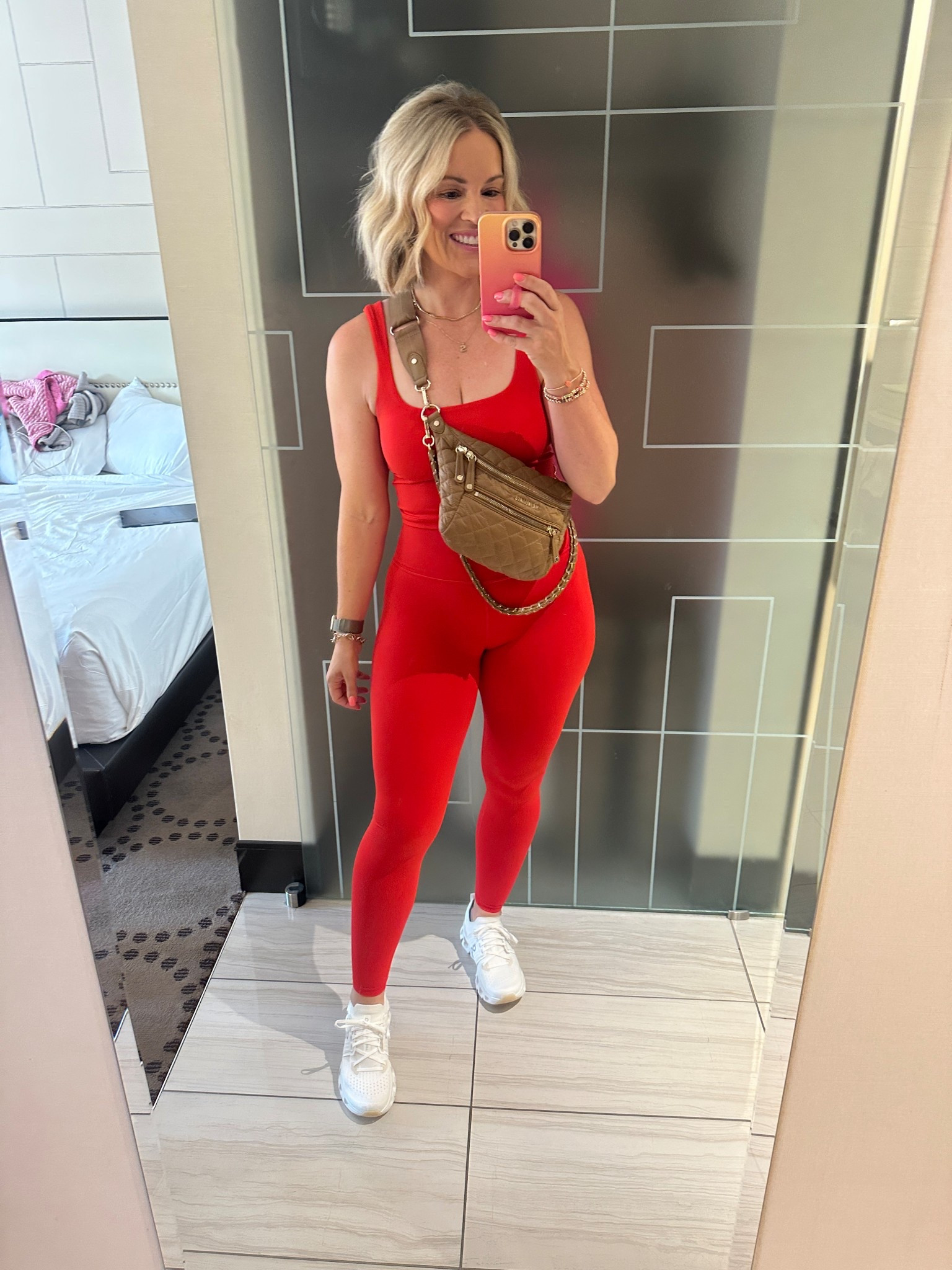 Cardinal Red is amazing!!! 🌷🍁…Medium too and small bottom!!! #hocspring #hocautumn 

#LTKActive #LTKSaleAlert #LTKOver40