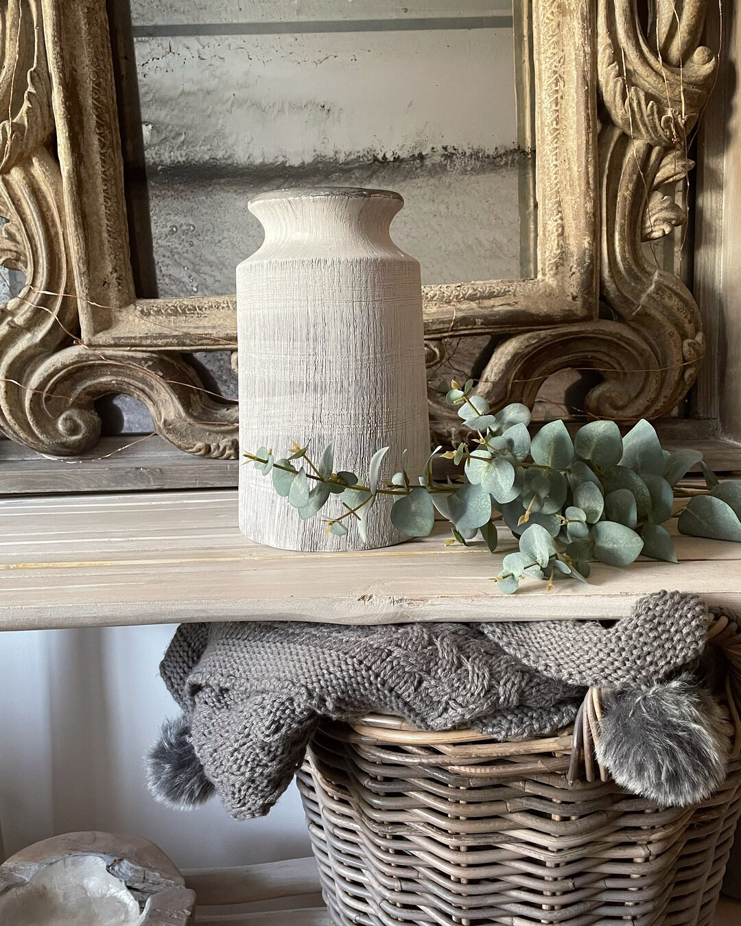Textured Stone Vase | Etsy (UK)