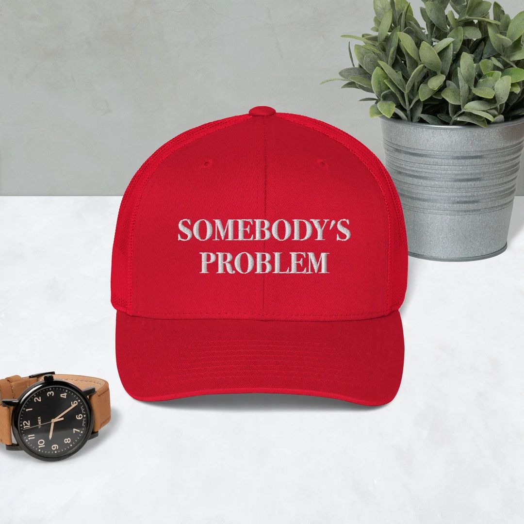 Somebody's Problem Western Trucker Hat Western Fashion Morgan Wallen Western Trucker Hat Gift's f... | Etsy (US)