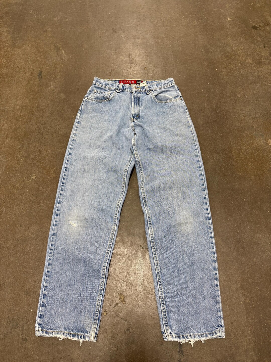 Vintage Levi's Silvertab Jeans Light Wash Baggy Pants 27x29 Levi's 664 - Etsy | Etsy (US)