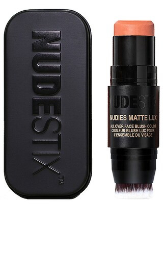 Nudies Matte Lux All Over Face Blush in Pretty Peachy | Revolve Clothing (Global)