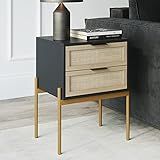 Nathan James Andrew Nightstand, Accent Bedside End Side Table with Storage Drawer, and Mid-Century M | Amazon (US)