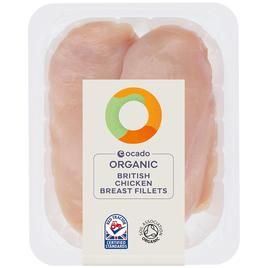 Ocado Organic Chicken Breast Fillets Typically: 375g | Ocado