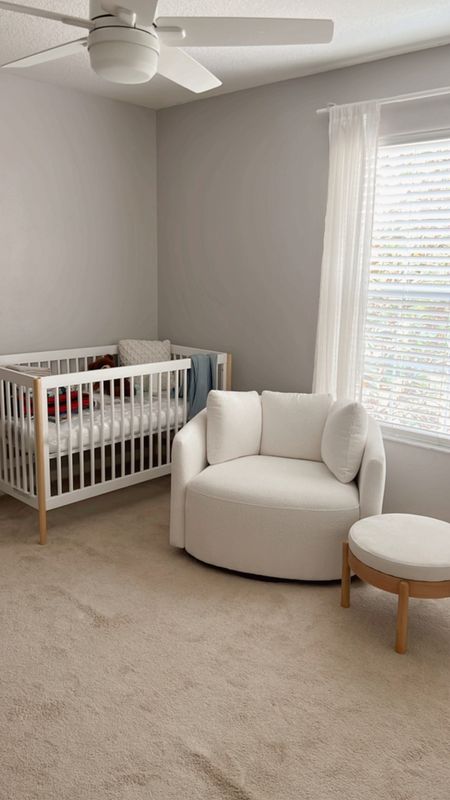 Simple Baby nursery. Beautiful by Drew chair.

#walmarthome

#LTKbaby #LTKhome #LTKfamily