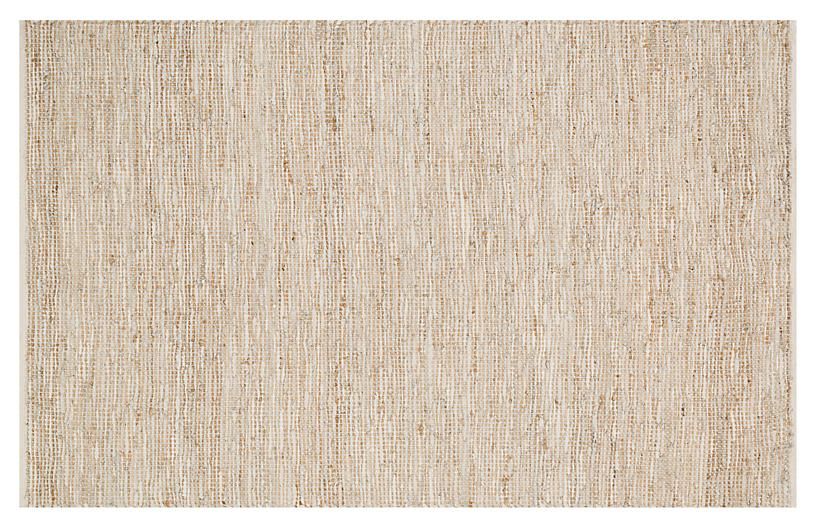 Benji Jute-Blend Rug, Ivory | One Kings Lane