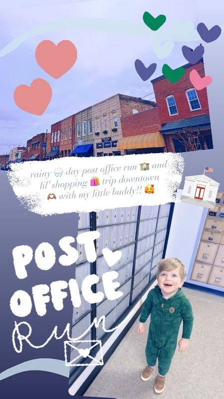 rainy 🌧️ day post office run 🏫 and lil’ shopping 🛍️ trip downtown 
🫶🏽 with my little buddy!! 🥰