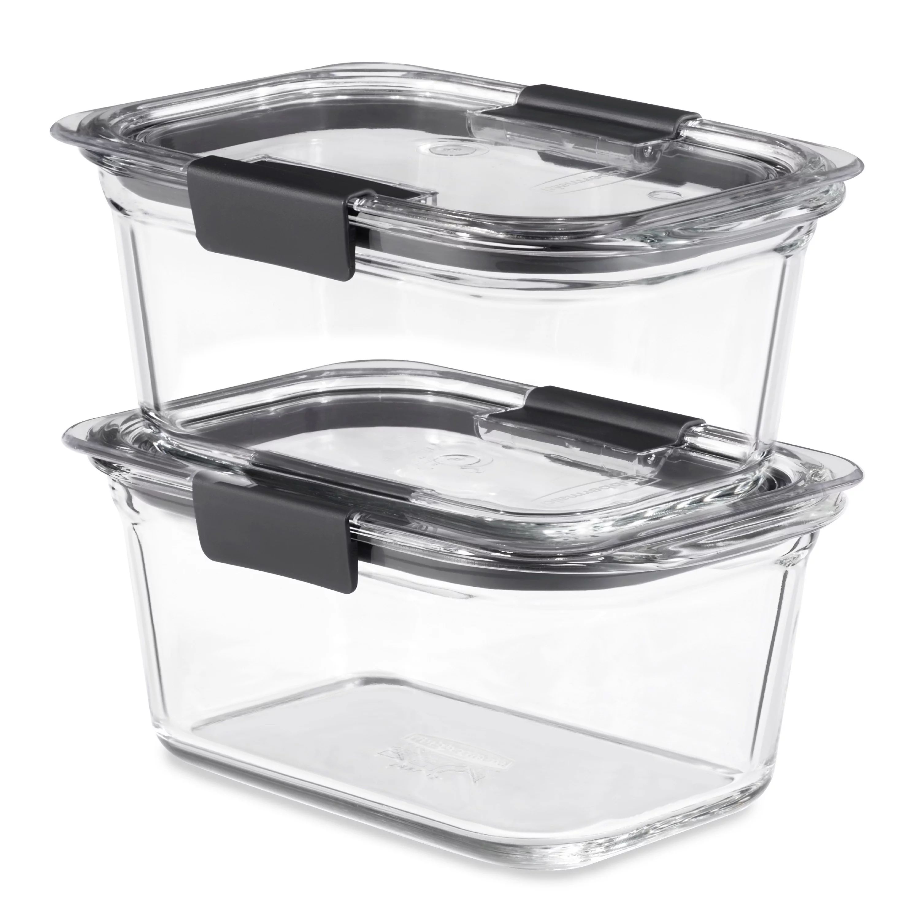 Rubbermaid 4.7 Cup Brilliance Glass Food Storage Containers, 2-Pack with Lids, BPA Free and Leak ... | Walmart (US)