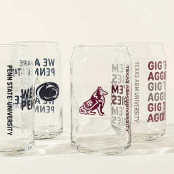 Show Your Spirit! College Can-Shaped Glass Set | Nordstrom