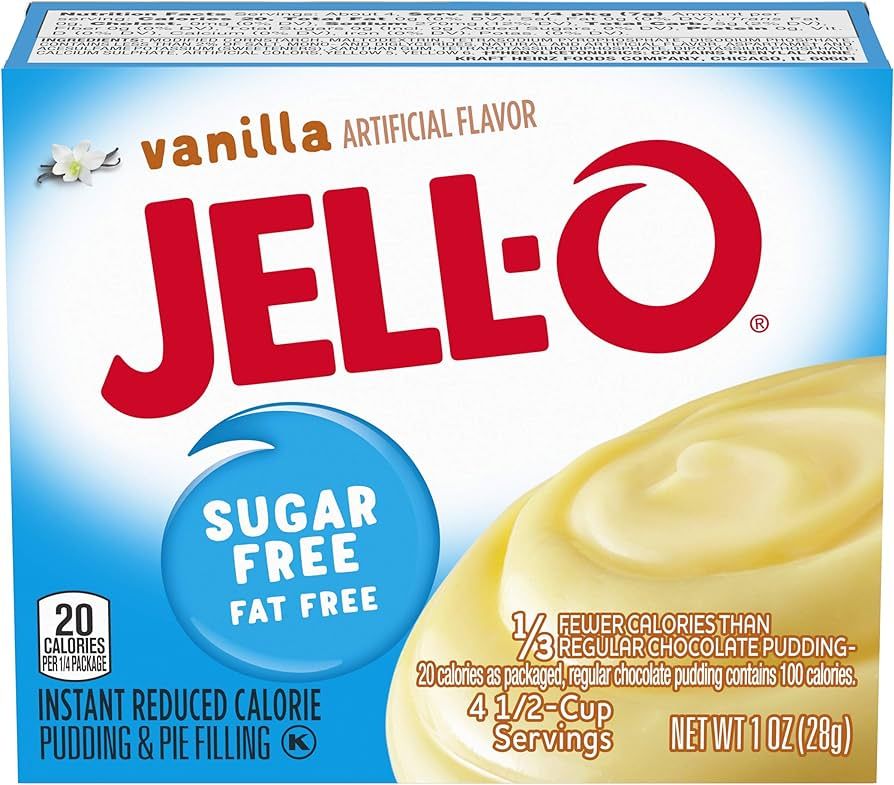 JELL-O Vanilla Instant Pudding & Pie Filling Mix (1 oz Boxes, Pack of 6) | Amazon (US)