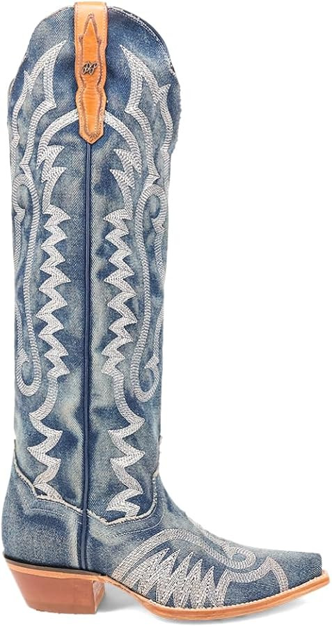 Dan Post Women's Denim Darlin' Western Boot | Amazon (US)