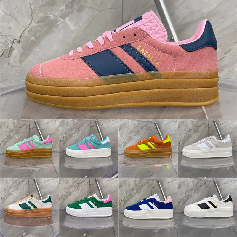 Gazelle bold Pink Glow Designer Shoes Pulse Mint Pink Core Black White Solar Orange Solar Green G... | DHGate