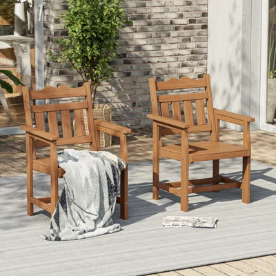 HIPS All-Weather Outdoor Dining Chairs, Heavy Duty Ergonomic Design Patio Dining Chairs, for Garden, Deck and Porch | Wayfair North America