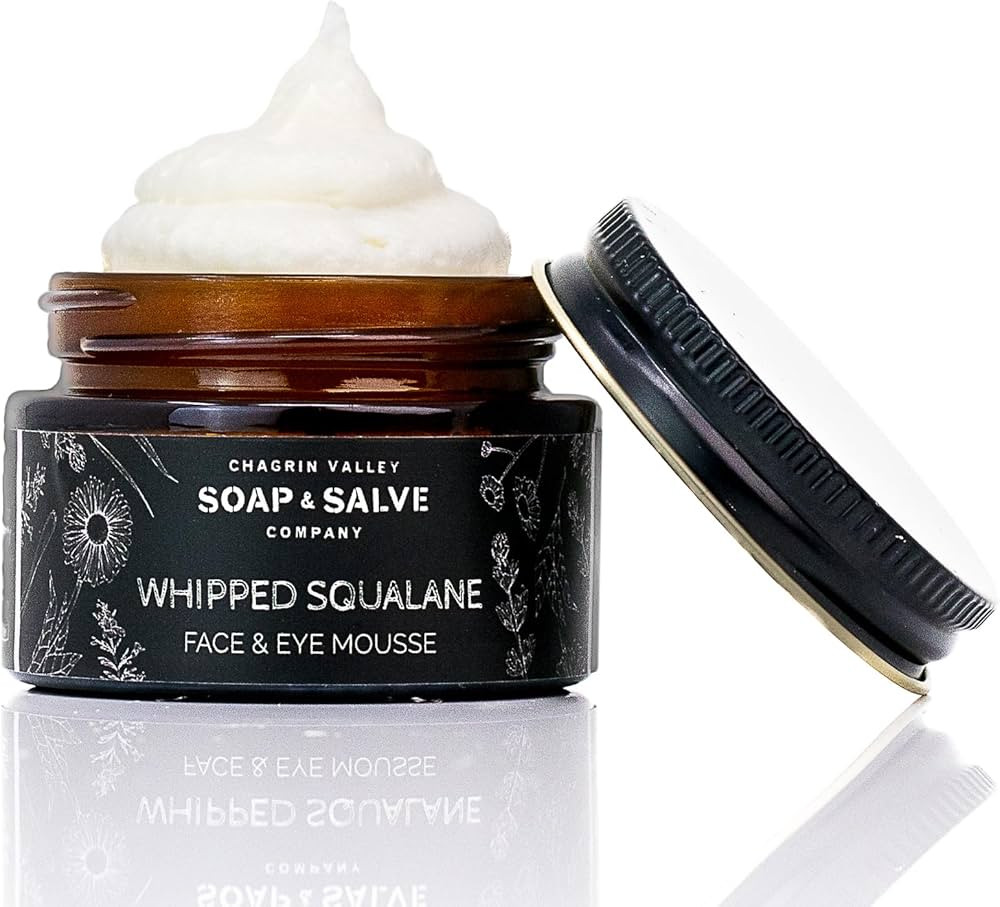 Chagrin Valley Soap & Salve Natural Eye & Face Moisturizer, Whipped Squalane Facial Moisturizer F... | Amazon (US)
