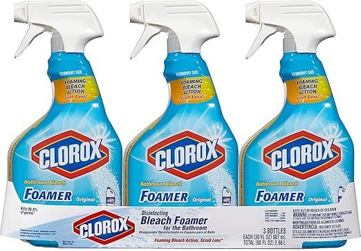 Bathroom Bleach Foamer Original Spray, Pack of 3 | Amazon (US)