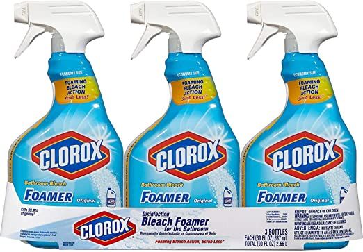 Bathroom Bleach Foamer Original Spray, Pack of 3 | Amazon (US)