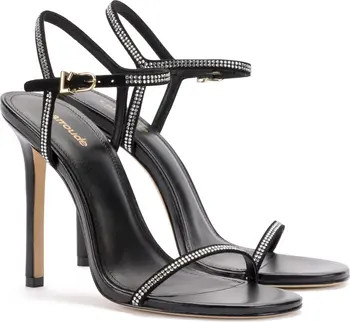 Larroudé Metallic Stiletto Sandal (Women) | Nordstrom | Nordstrom