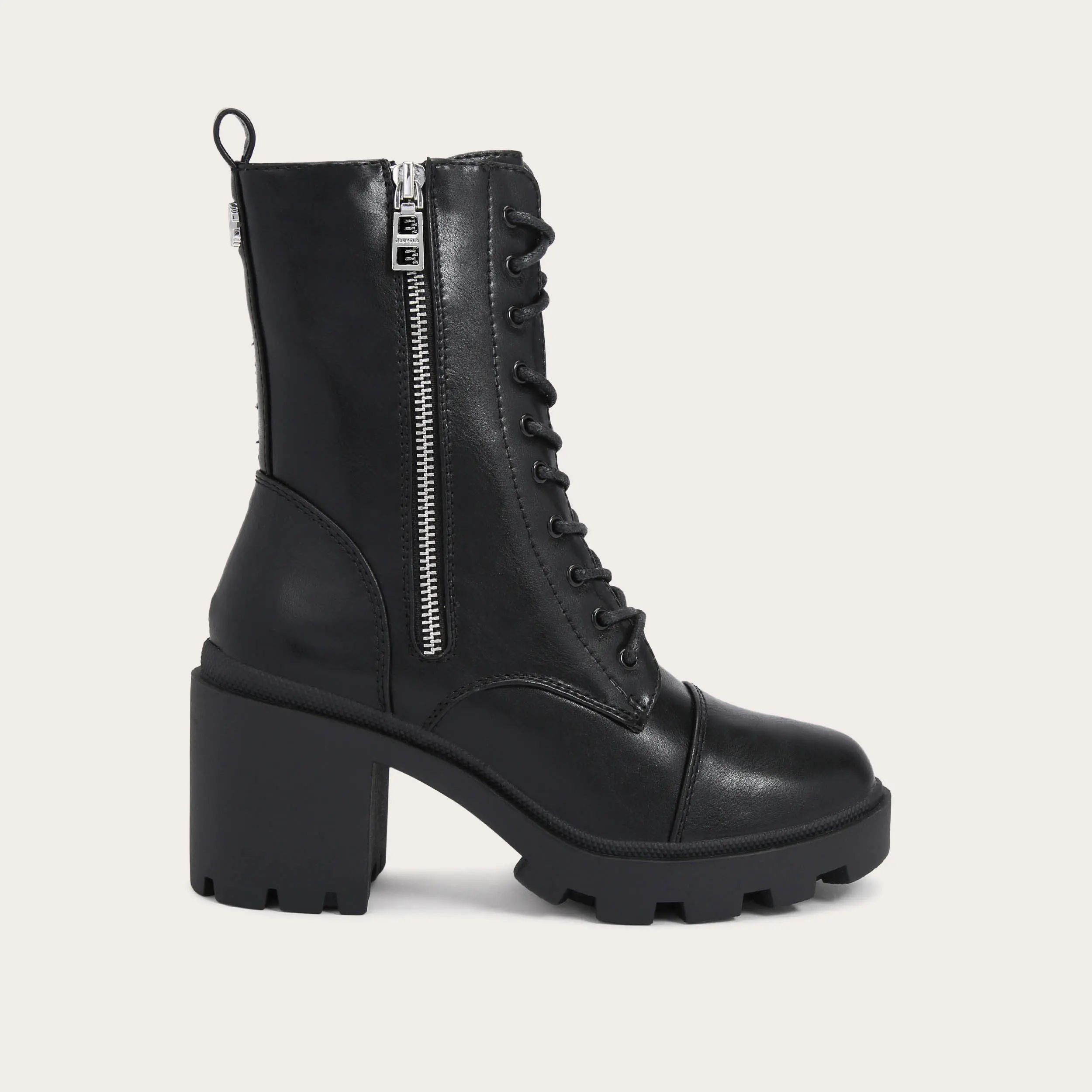 SIREN Black Lace Up Heel Ankle Boot by CARVELA | Carvela