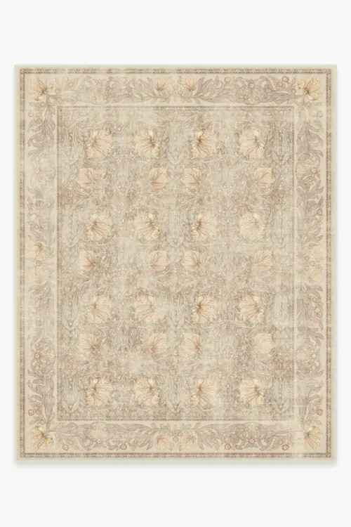 Morris & Co. Pimpernel Vintage Blush Rug | Ruggable