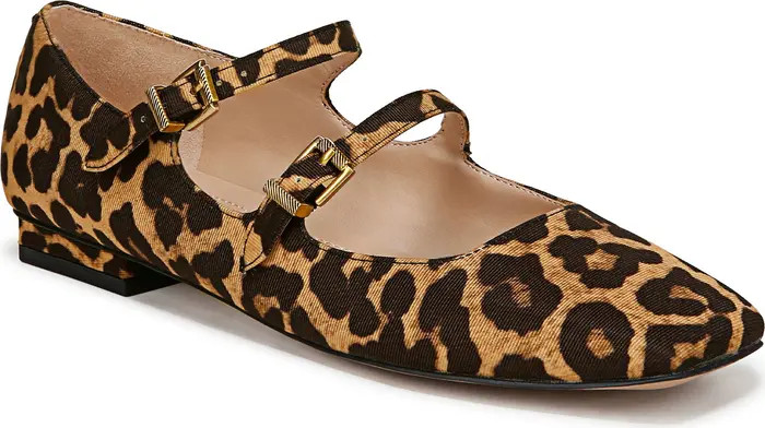Franco Sarto Tesoro Leopard Mary Jane Flat (Women) | Nordstromrack | Nordstrom Rack