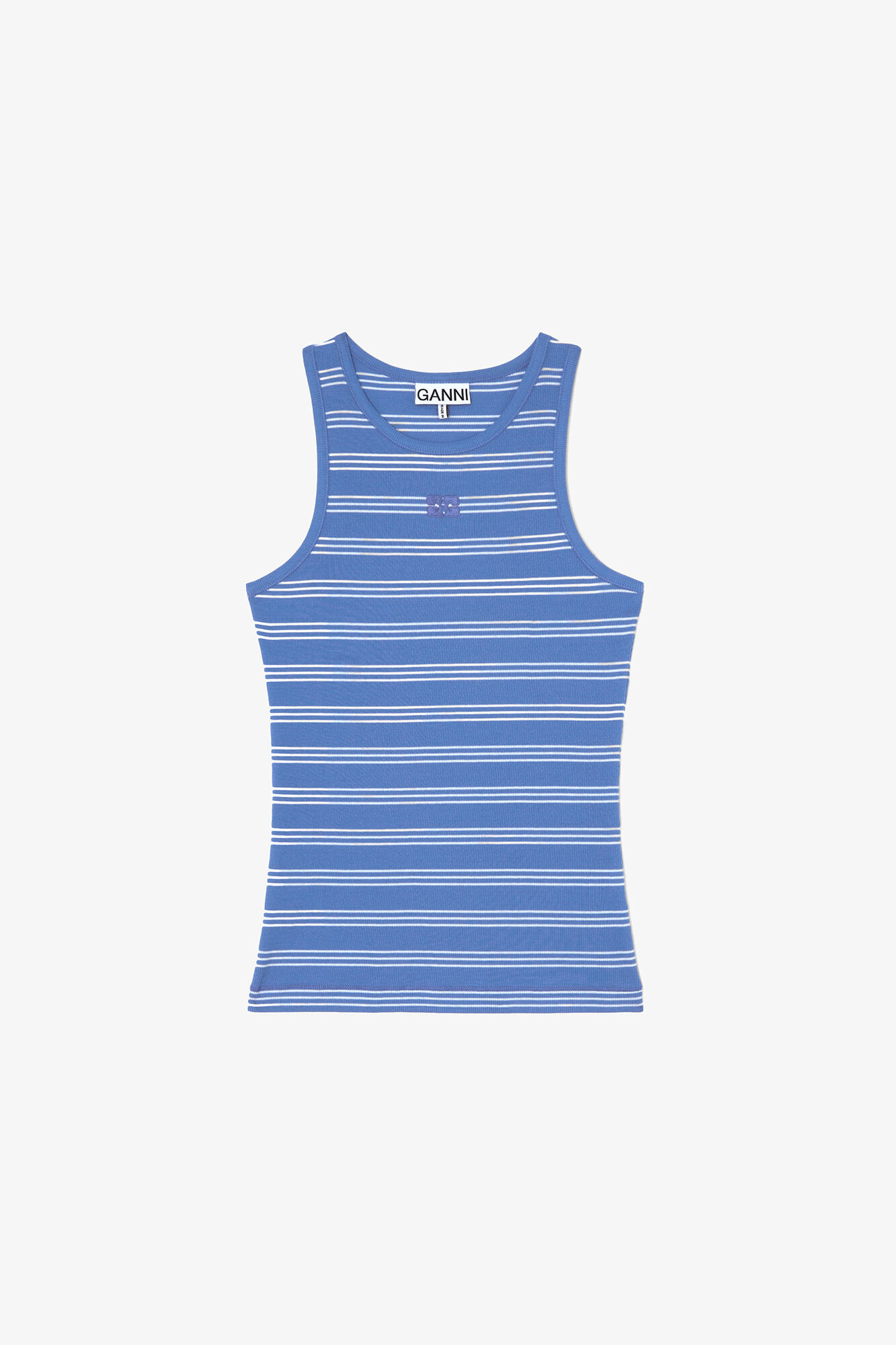 Tank Top with Stripes | Ganni