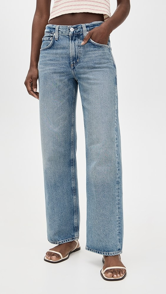 Lindz Low Rise Easy Straight Jeans | Shopbop