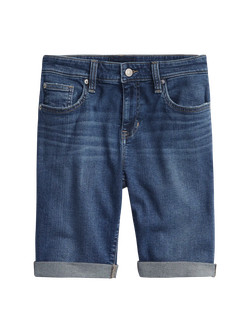 Two-Pocket Western Shirt in Medium Indigo | Gap Factory