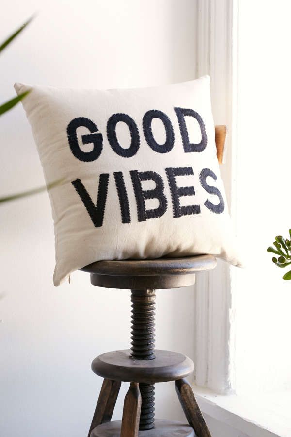 Magical Thinking Good Vibes Pillow | Urban Outfitters US