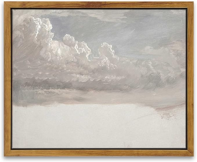 InSimSea Framed Wall Art Home Decor Classical Oil Painting Cloud Study Canvas Prints Wall Decorat... | Amazon (US)