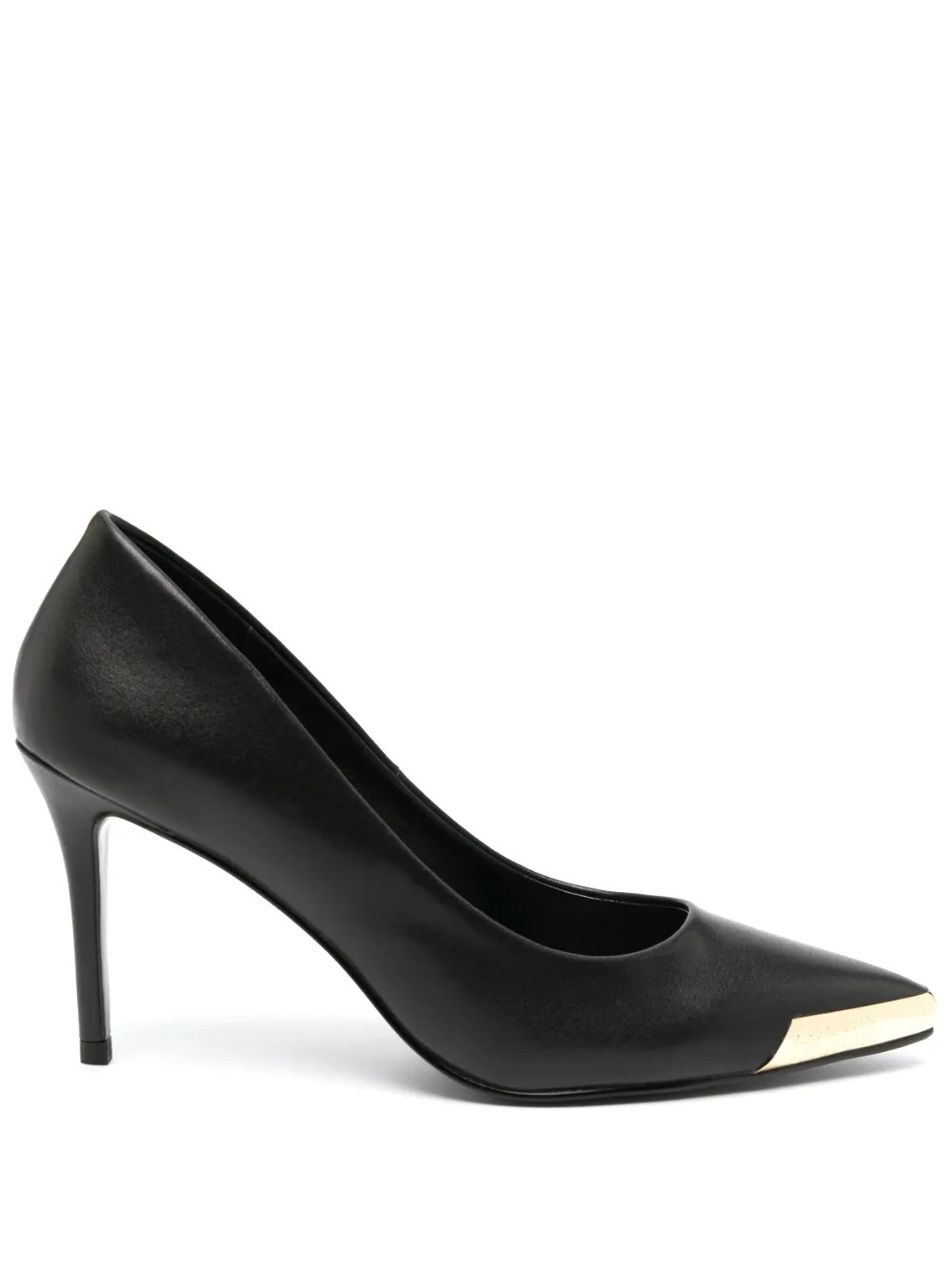 metal-toe 85mm leather pumps | Farfetch Global