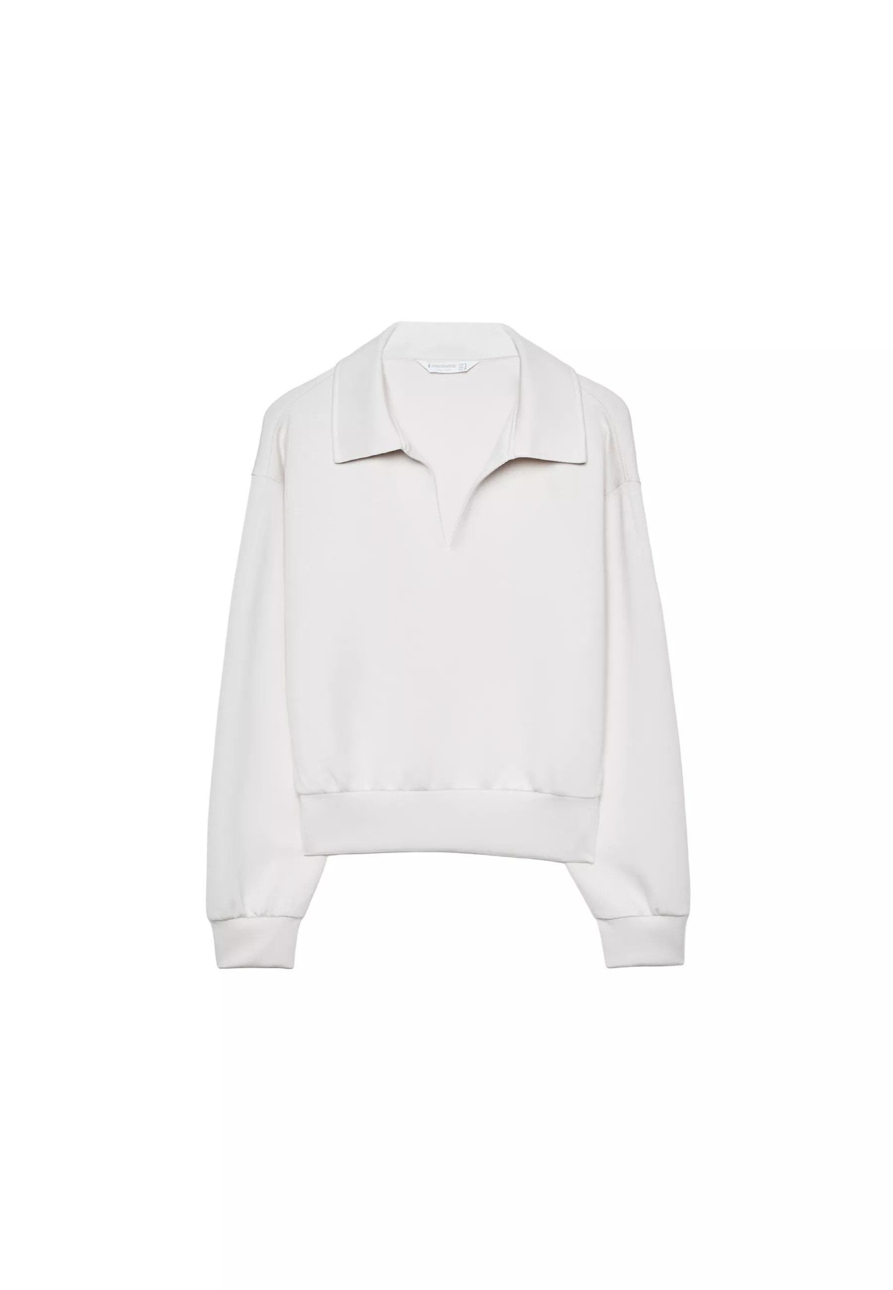 Soft-touch sweatshirt - Women's fashion | Stradivarius United Kingdom | Stradivarius (UK)