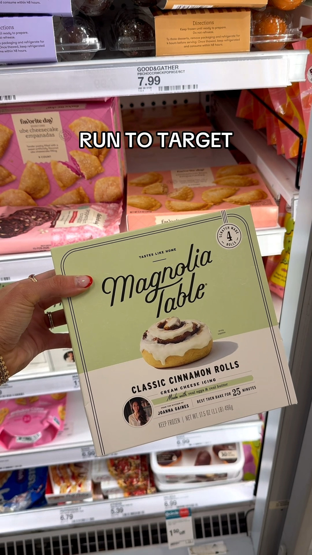 RUN to Target to get the Magnolia Table cinnamon rolls 🤌🏽 I promise everyone will think they’re homemade + they’re so easy 🤤

#LTKU #LTKfoodie #LTKSeasonal