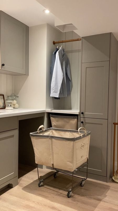 Laundry room dreams 🧺. A rolling cart and laundry baskets are just what you need to make your laundry room pretty and functional. 

#LTKFind #LTKhome