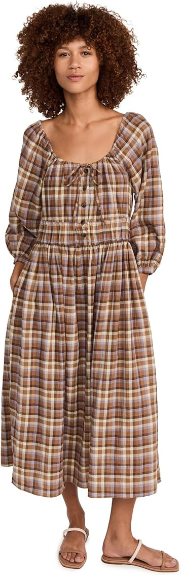 Madewell Women's Gauze Sophia Midi Dress | Amazon (US)