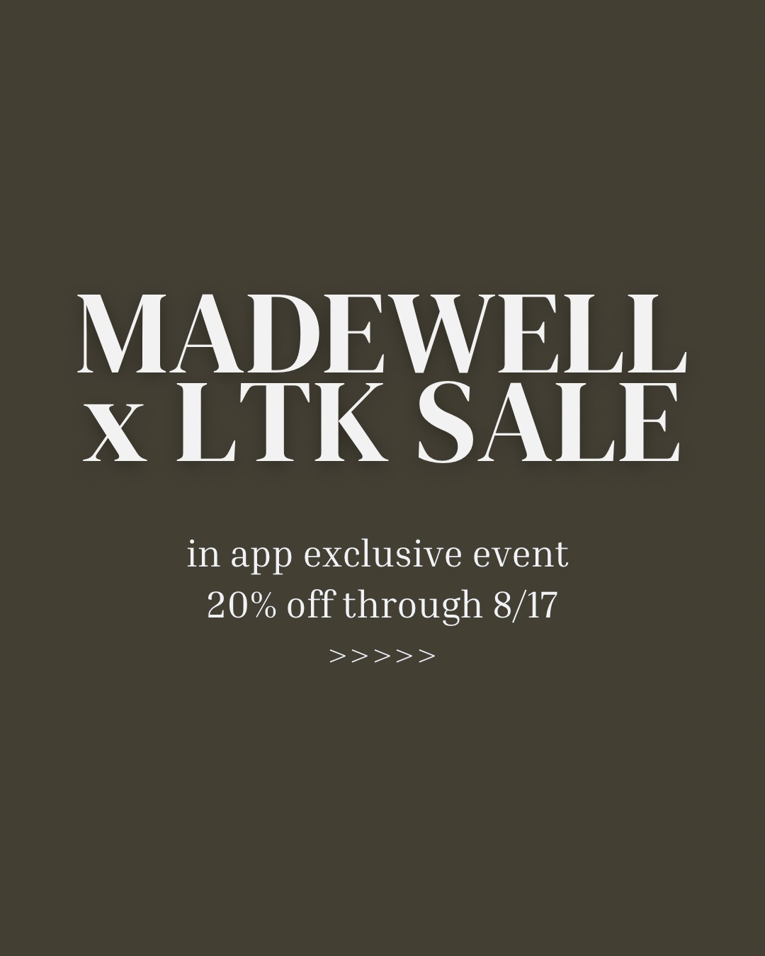 Madewell x LTK Sale Picks (code: LTK20)

#LTKxMadewell #LTKOver40 #LTKSaleAlert