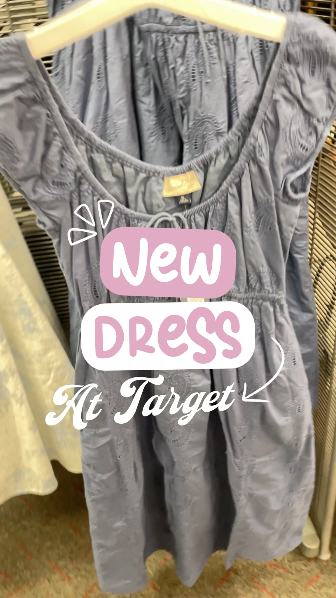 Happy Thursday!☺️ It’s almost Friday!!🙌😄 I’m anxiously awaiting for Saturday to throw my daughter’s birthday party!!🎉🥳 She’s one of my shopping BFFs and we have so much fun together!!🥰 We will probably go take a look for some things this weekend!!☺️ I love this new eyelet sundress with cap sleeves and it has pockets!!😍 This slate blue color is so pretty!!😁 It comes in a tan color, too!😊 Target is now having a new sale of 30% Off dresses & skirts!!🤩 Are you shopping this sale?🤔

#newattarget #eyeletdress #sundress #summerdresses #targetdress 

#LTKSaleAlert #LTKMidsize #LTKOver40